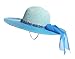 Kaisifei Straw Derby Cap Womens Flax Sun Hat