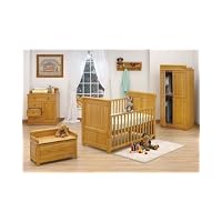 Alicante Nursery Room Set - Beech + FREE Glider Chair & Stool