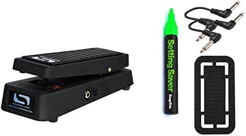Source Audio Dual Expression Pedal Pedal Bundle w/ 4 free Items: StageTrix Setting Saver Pen, StageTrix Pedal Fastener, 2x Hosa Patch Cables