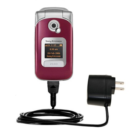 Rapid Wall / AC Charger for the Sony Ericsson z530c - Gomadic Brand w/ TipExchange Technology