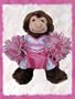 Pink Cheer Outfit fits Webkinz L'il Kinz, Ty Beanie Babies, Fluff Factory and Teenies Teddies