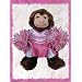 Pink Cheer Outfit fits Webkinz L'il Kinz, Ty Beanie Babies, Fluff Factory and Teenies Teddies