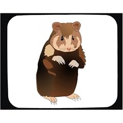 Mauspad mit der Grafik: Haustier, niedlich, Inland, Hamster, Tier, Nagetier
