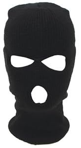 MFH Balaclava 3 Hole Black