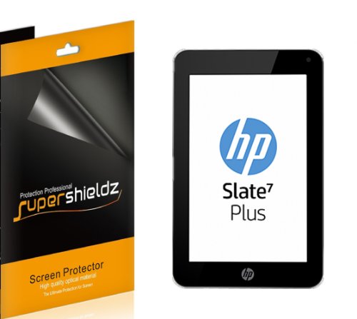 [3-Pack] SUPERSHIELDZ- High Definition Clear Screen Protector For HP Slate 7 Plus + Lifetime Replacements Warranty [3-PACK] - Retail Packaging