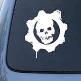 Gears of War - Car, Truck, Notebook, Vinyl Decal Sticker #2405 | Vinyl Color: White