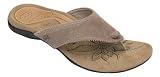 Scholl Orthaheel Biomechanics Freedom Toepost Sandals (UK 8 EU 42, Beige/Taupe)