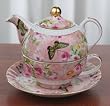 Royal Garden - Butterfly Love - Tea cup set - Pink
