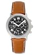 Blancpain 1185F-1130M-63 Villeret Black Dial Leather Calf Men's Automatic Chronograph Watch