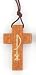 Necklace - Latin Cross - 1 and 1/2in. Height - IMPORTED FROM ITALY