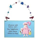 Biddys Shopping Wall Plaque