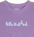 Life is good Women Special Giving Tee T-Shirt, Purple