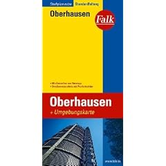 Falk Stadtplan Extra Standardfaltung Oberhausen