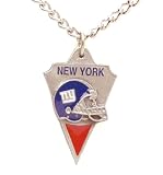 New York Giants Chain Necklace & Pewter Pendant