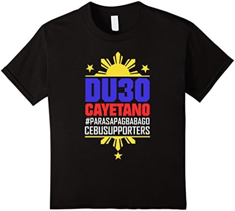 Kids Duterte t shirts, Duterte For President Philippines DU30 8 Black