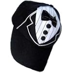 Tuxedo Cap great for Groom Baseball Hat
