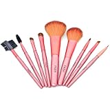 FASH britannique 2011 Brush Set cosmétique Série avec étui en cuir simili, nylon, 9 pièces