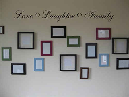 Love Laughter Family wall decal