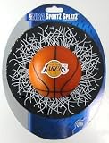 LOS ANGELES LAKERS NBA SHATTERBALL 3-D WINDOW DECAL