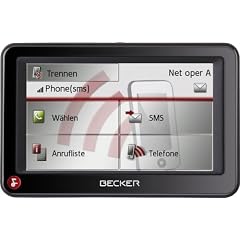 Becker Ready 43 Talk (10,9 cm (4,3 Zoll) Display, Zentraleuropa 19 Karten, TMC, 3D Ansicht, Becker BestTracks, Bluetooth) schwarz
