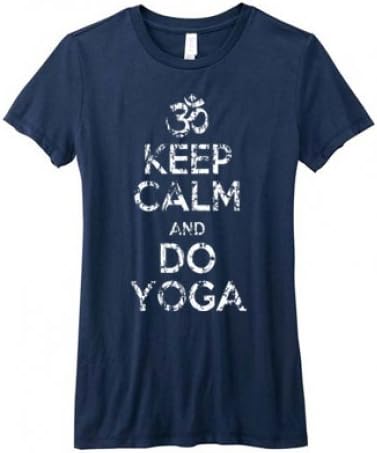 YT055NM Keep Calm Navy 3.6 oz Poly Cotton T Shirt T-Shirt Tee