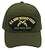 US Army Military Police Hat/Ballcap Adjustable One Size Fits Most (Multiple Colors & Styles) (Olive Green, Standard (No Flag))