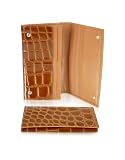Giorgio Fedon 1919 Spiga - Women's Brown Croc Stamped Leather Large Wallet