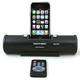 Iphone Portable Speaker with Dock and Remote Control for All Ipod and I-phone Models including iPhone 3G (Black)