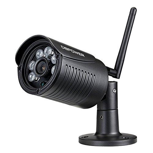 DBPOWER 2MP Bullet HD Wireless Camera Outdoor, 8G Built-in TF Card Security IP Camera Outdoor with Night Vision Motion Detection Wifi IP Camera Support IOS Android Watching Video Recording Via Phone