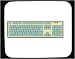 Computer Keyboard Decorated Mouse Pad