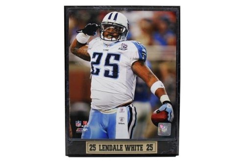 Encore Select 510-FBTEN25 Tennessee Titans Lendale White 9 in. X 12 in. plaque