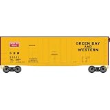 Trainman Green Bay and Western #20015 40' Plug Door Boxcar N Scale Freight Car