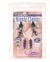 Purple chain nipple clamps