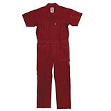 CUC DOGMAN 半袖つなぎ 黒×赤 Lサイズ 8494