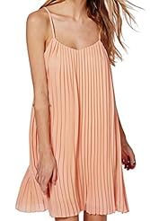 Spring Summer Winter Chiffon/Polyester/Spandex Lace Pleated Checkered Print Sleeveless Party Dress 