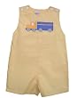 ZU Petit Ami Toddler Boys Semi Truck Sunsuit Romper