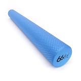 66Fit - Rouleau en mousse EVA - Bleu - 10 cm x 90 cm