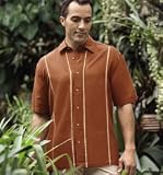 Diagonal Twill Camp Shirt