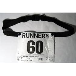 RACE NUMBER BELT + ELASTIC SHOE LACES TRIATHLON RUNNING