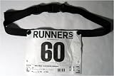 RACE NUMBER BELT + ELASTIC SHOE LACES TRIATHLON RUNNING