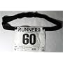 NEW BLACK RACE NUMBER BELT TRIATHLON MARATHON RUNNING !