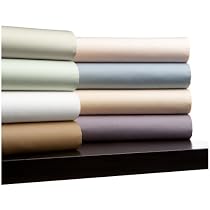 Pinzon 400-Thread-Count 100% Egyptian Cotton Hemstitch Standard Pillowcase Set, Smokey Blue