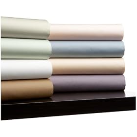 Pinzon 400-Thread-Count 100% Egyptian Cotton Hemstitch Standard Pillowcase Set