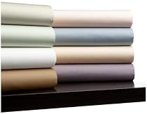 Pinzon 400-Thread-Count 100% Egyptian Cotton Hemstitch Standard Pillowcase Set, Chestnut