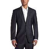Kenneth Cole Reaction Mens Grey Solid Suit Separate Coat