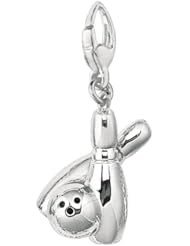 Sterling Silver BOWLING PINS & BALL Charm