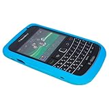 Baby Blue Silicone Soft Skin Case Cover for Blackberry Bold 9700, Onyx 9700 ....