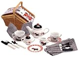 from Ernest the Bear Ernest the Bear Scotty Dog Tea Set Basket Model SDTSB