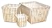 Trend Lab 101465 COCOA DOTS: STRIPE - STORAGE BIN - LARGE