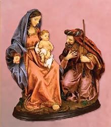 Polyresin Nativity Set - Holy Family - 9.0" Height